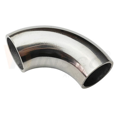 品質  1.2mm 1.5mm Thickness 201 304 316 Grade Mirror Satin Surface 15.9mm OD Stainless Steel Handrail Elbow 55mm Arc Length 工場