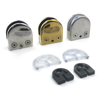 品質  Stainless Steel Glass Railing Clamp Bracket - Corrosion Resistant with Multiple Finishes for Frameless Glass Panels 工場
