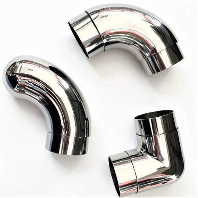 品質  SS304 SS316 Stainless Steel Stair Handrail Elbow Connector 工場