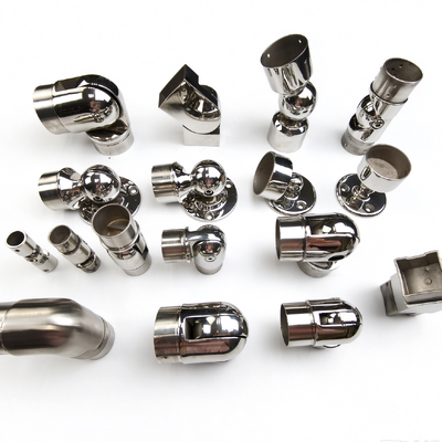 品質  304/316 Stainless Steel Adjustable Handrail Elbow, Swivel Railing Tube Connector Fittings 工場
