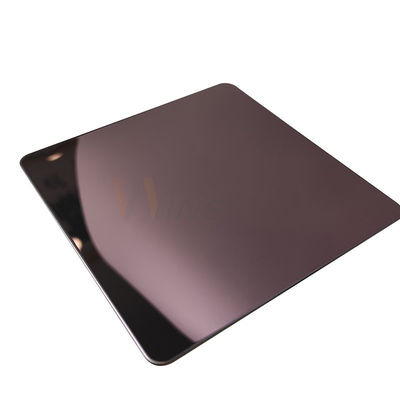AISIローズの金5x10は201ステンレス鋼の版8kミラーの薄板金を冷間圧延した