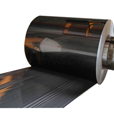 曲がる冷間圧延されたステンレス鋼のコイル8K黒いチタニウムの極度のミラー201 304 316