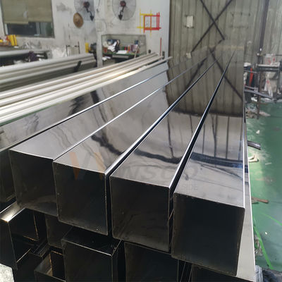 600 Grit 磨いたAISI 201 304 不同鋼方形管 装飾用用不同鋼方形管