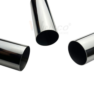 ミラーサテン 完成品 1.2mm-3.5mm 壁厚 Inox 丸いパイプ 60.3mm 2 3/8' ステンレス鋼金属管 201 304 316 グレード