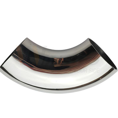 AISI 201 304 316 ミラーサティンインオックスパイプコネクタ 1 1/2' 38.1mm ODステンレス鋼レイル肘98mm 120mmアーチ