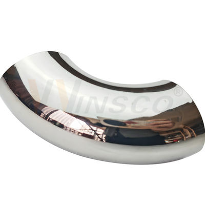 高精度SS 201 304 316 レンディングフィッティング 1.2mm-2.0mm 厚さ 50.8mm 2' OD ステンレス鋼ハンドレイル肘コネクタ