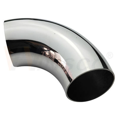 簡単にインストール SS 201 304 316 ミラーサティンインオックス階段アクセサリー 63.5mm 2 1/2 インチ OD ステンレス鋼 ハンドレール肘