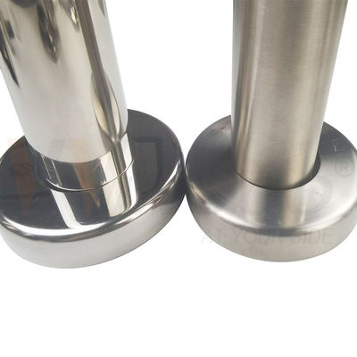 C304 C316 ステンレス鋼 無氧鉄筋 ベースカバー 12.7mm 19mm 1' 31.8mm 38.1mm 2' 丸いパイプ
