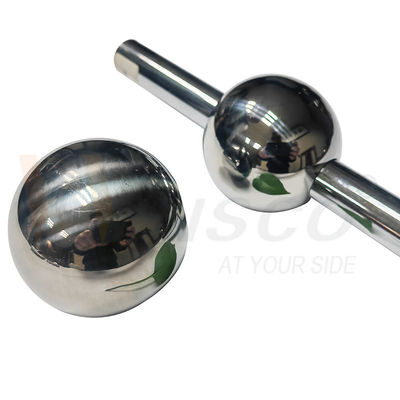 AISI 201 304 SS ハンドレール装飾フィッティング 51mm 60mm 直径ステンレス鋼 19mm 丸いパイプのための空洞ボール