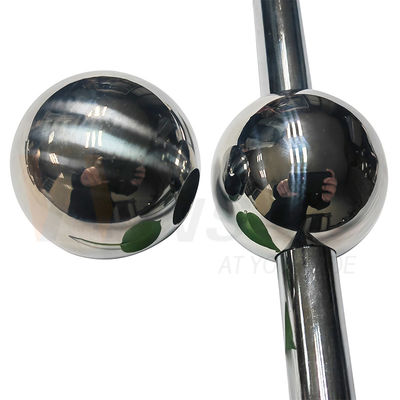 AISI 201 304 SS ハンドレール装飾フィッティング 51mm 60mm 直径ステンレス鋼 19mm 丸いパイプのための空洞ボール