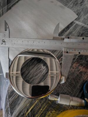ステンレス鋼イノックス手すりポストベースカバー 38mmおよび50mm丸パイプ用 バラスター用互換
