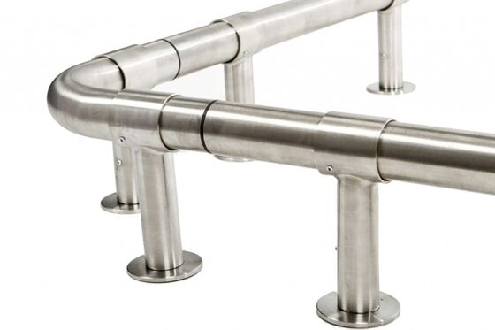 SS 201 304 316 ミラー 0.8mm-3.0mm 厚さ 2''ステンレス鋼のレインリングパイプ 50.8mm サテン 溶接型不同金属丸管