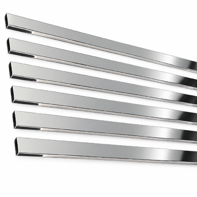 バスルーム家具用 30x10mm SUS 304 316 201 8K ミラー研磨 ステンレス鋼 角管