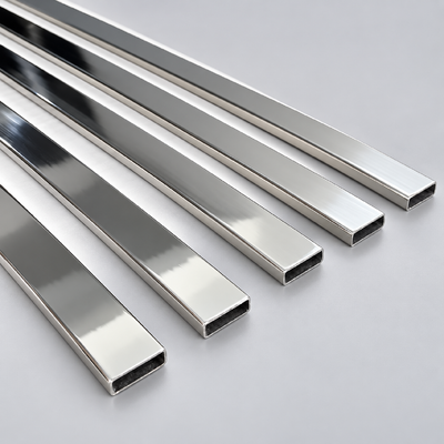 バスルーム家具用 30x10mm SUS 304 316 201 8K ミラー研磨 ステンレス鋼 角管