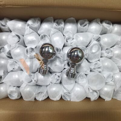 グレード304 316 不同金属の階段フィッティング 80mm ダイアステンレス鋼 飾り付けのレンディングボール 50.8mm 2インチ丸いチューブ