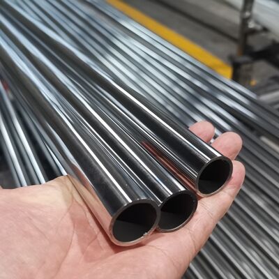 19mm 不同金属パイプ TP 201 304 316 サテン鏡面 0.4mm-1.5mm 壁厚さ 5/8'ステンレス鋼丸管