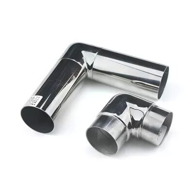 SS201,SS304 & SS316 ステンレス鋼 90° ショートハンドレール肘 25.4 〜 50.8mm 丸いチューブ