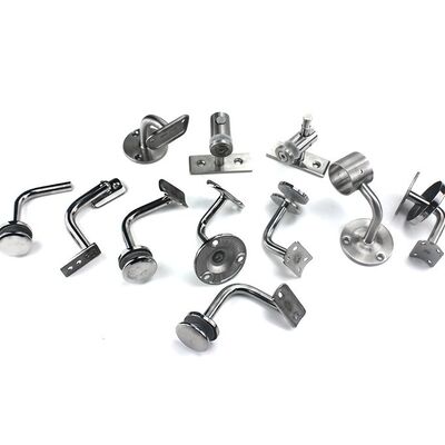 201/304/316ステンレス鋼製ウォールマウント手すりブラケット、階段手すりサポート金具