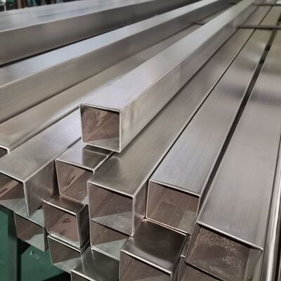 SUS 201 304 316 ミラーサテン 完成型 不同材 溶接管 0.7mm-3.5mm 厚さ 不同材 方形管 40mmx40mm