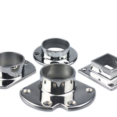 201/304/316 Stainless Steel Tube Flange & Base Plate for Railing and Handrail Systems