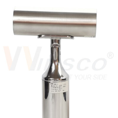 Angle Adjustable Stainless Steel Railing Saddle Handrail Bracket | 304 & 316 Available | Winsco Metal VA103