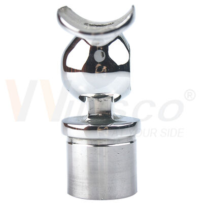 Angle Adjustable 25.4mm (1") Tube Mount Stainless Steel Railing Saddle Handrail Bracket | Winsco Metal VA104