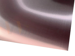 ローズの金のヘアライン ステンレス鋼 シートの版